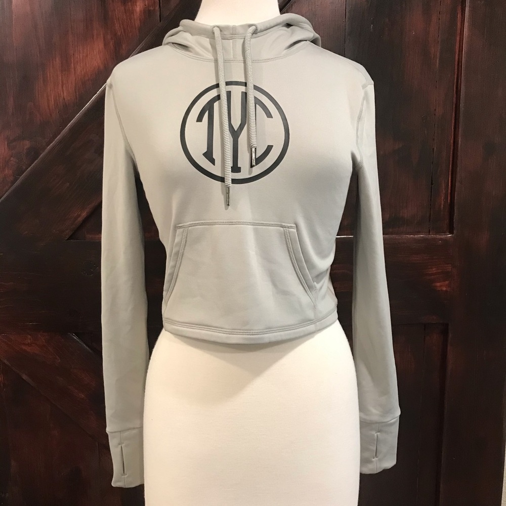 TIL YOU COLLAPSE Premium Cropped Hoodie | Gray/LG